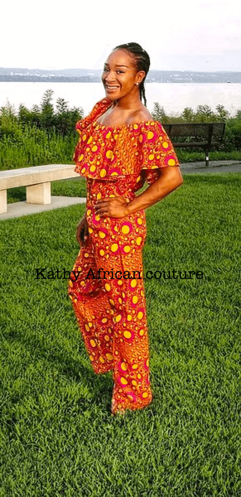 Ankara jumpsuit kathyafricancouture